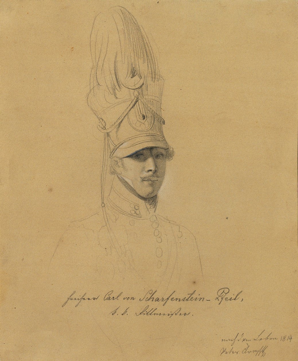 Karl Freiherr von Scharfensteinin nuoli tekijältä Johann Peter Krafft