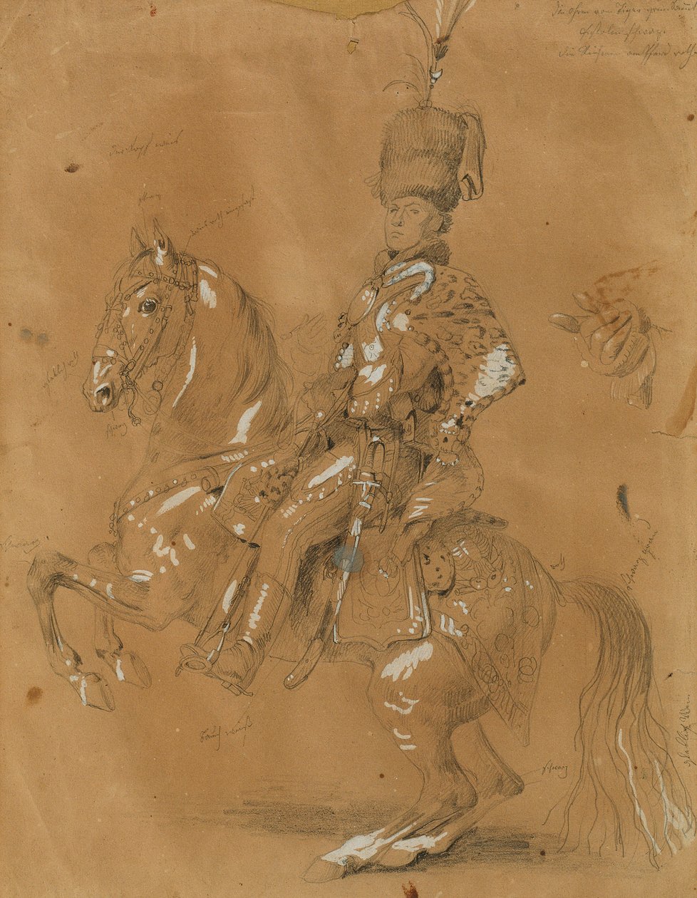 Theodor Aron de Bistra en Pferdfinnish tekijältä Johann Peter Krafft