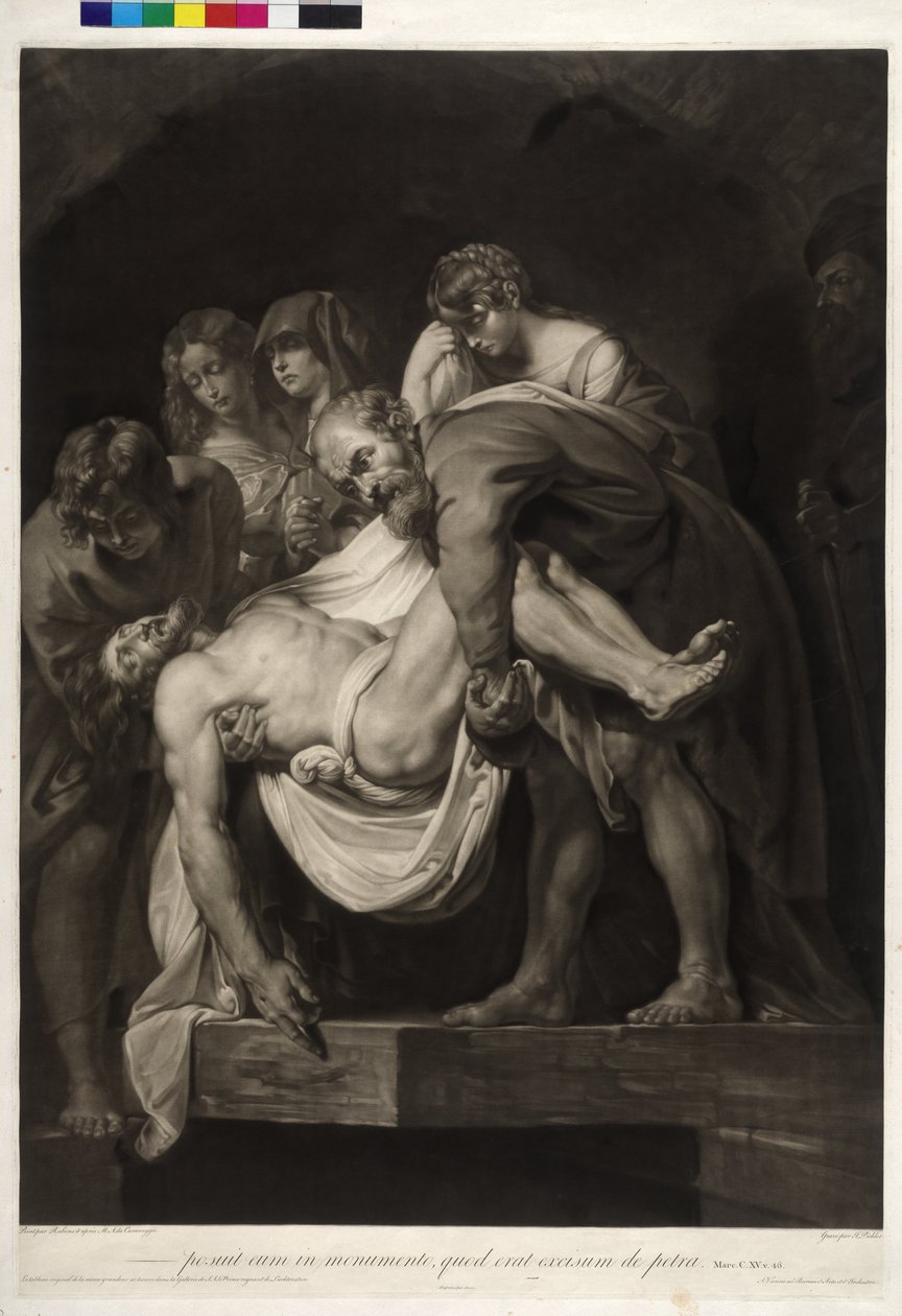Christi Hautaaminen tekijältä Johann Peter Pichler