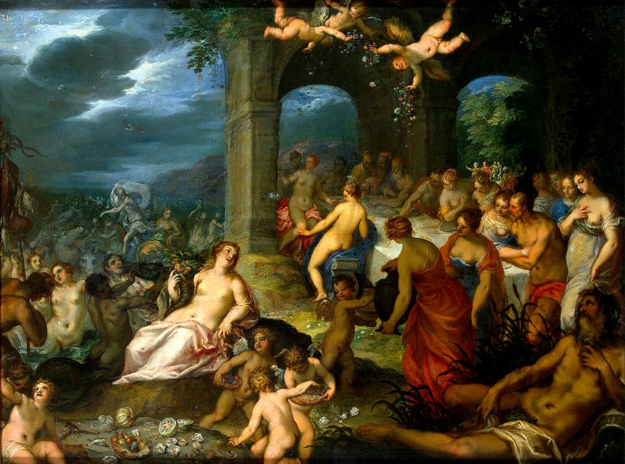 Jumalten juhla, 1600. tekijältä Johann Rottenhammer