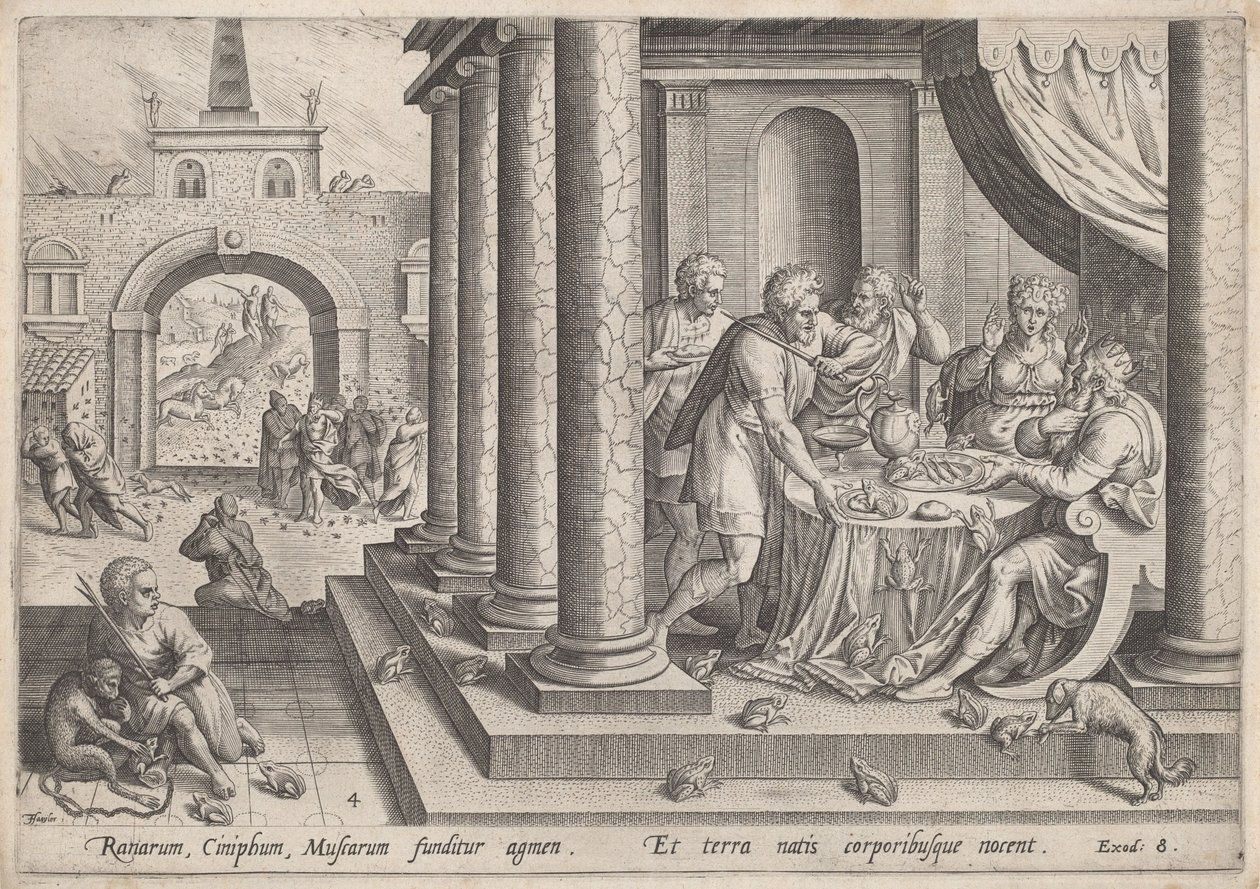 Sammakkorutto, n. 1585. tekijältä Johann Sadeler I