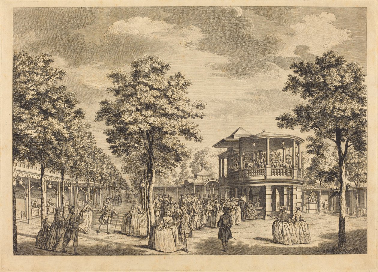 Vauxhall Gardens mostra el Gran Passeig a l