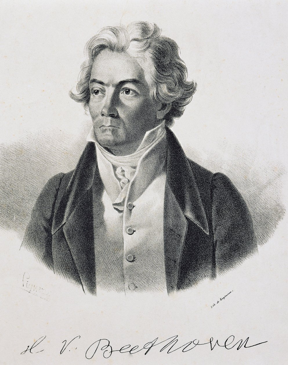 Ludwig van Beethovenin muotokuva (Bonn tekijältä Johann Stephan Decker