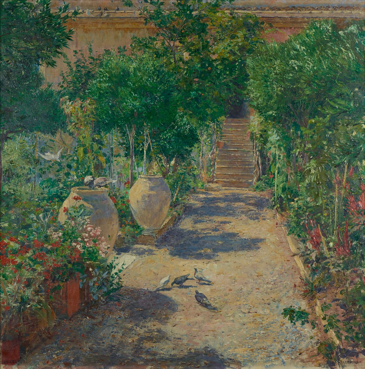 Taormina auringonpaisteessa tekijältä Johann Victor Krämer