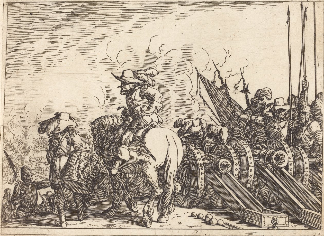 Eri taistelujen päähänpisto, 1635. tekijältä Johann Wilhelm Baur