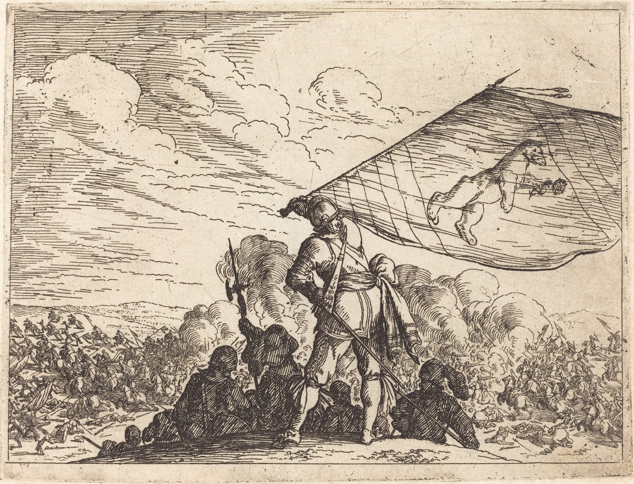 Erilaisten taisteluiden päähänpisto, 1635. tekijältä Johann Wilhelm Baur