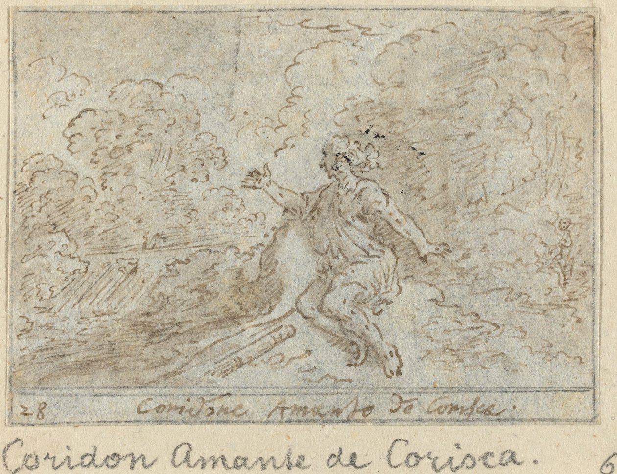 Coridone, Coriscan rakastaja, 1640. tekijältä Johann Wilhelm Baur