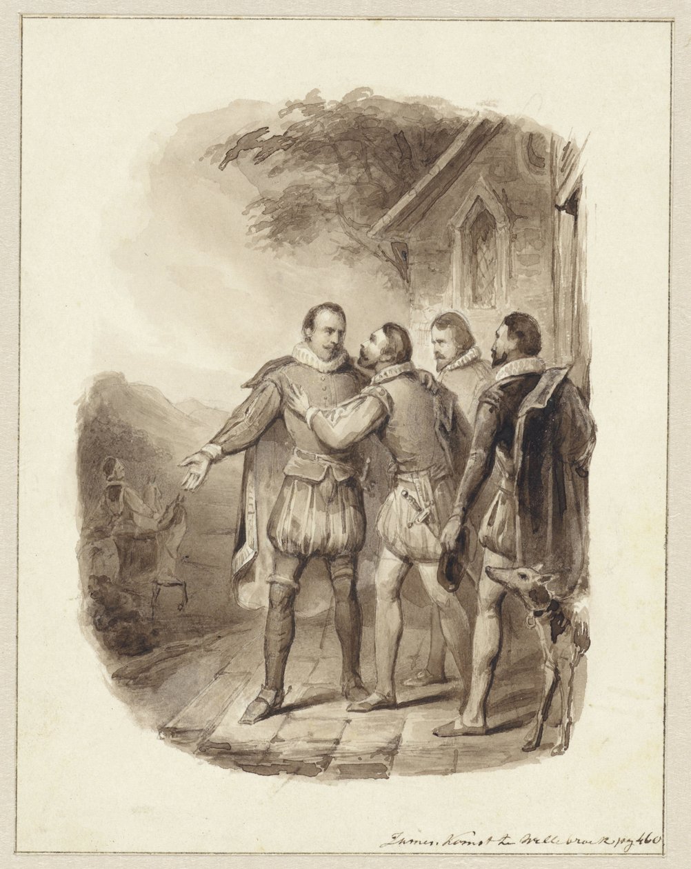 Farewell to Prince William I and the Count of Egmond tekijältä Johann Wilhelm Kaiser (I)