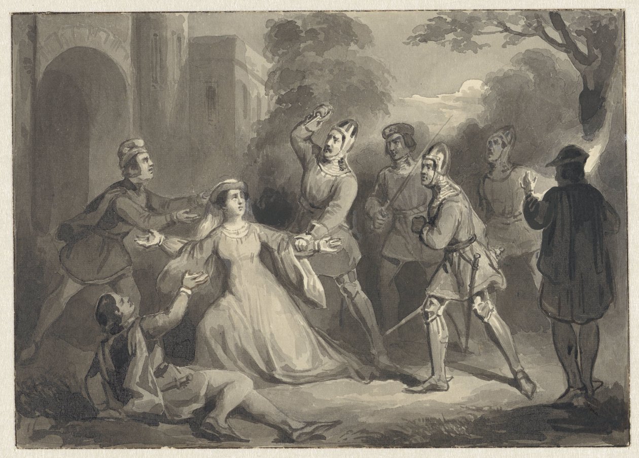 Alida van Poelgeestin murha, 1392 tekijältä Johann Wilhelm Kaiser (I)