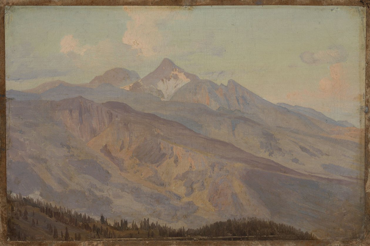 Näkymä vuoristoon tekijältä Johann Wilhelm Schirmer