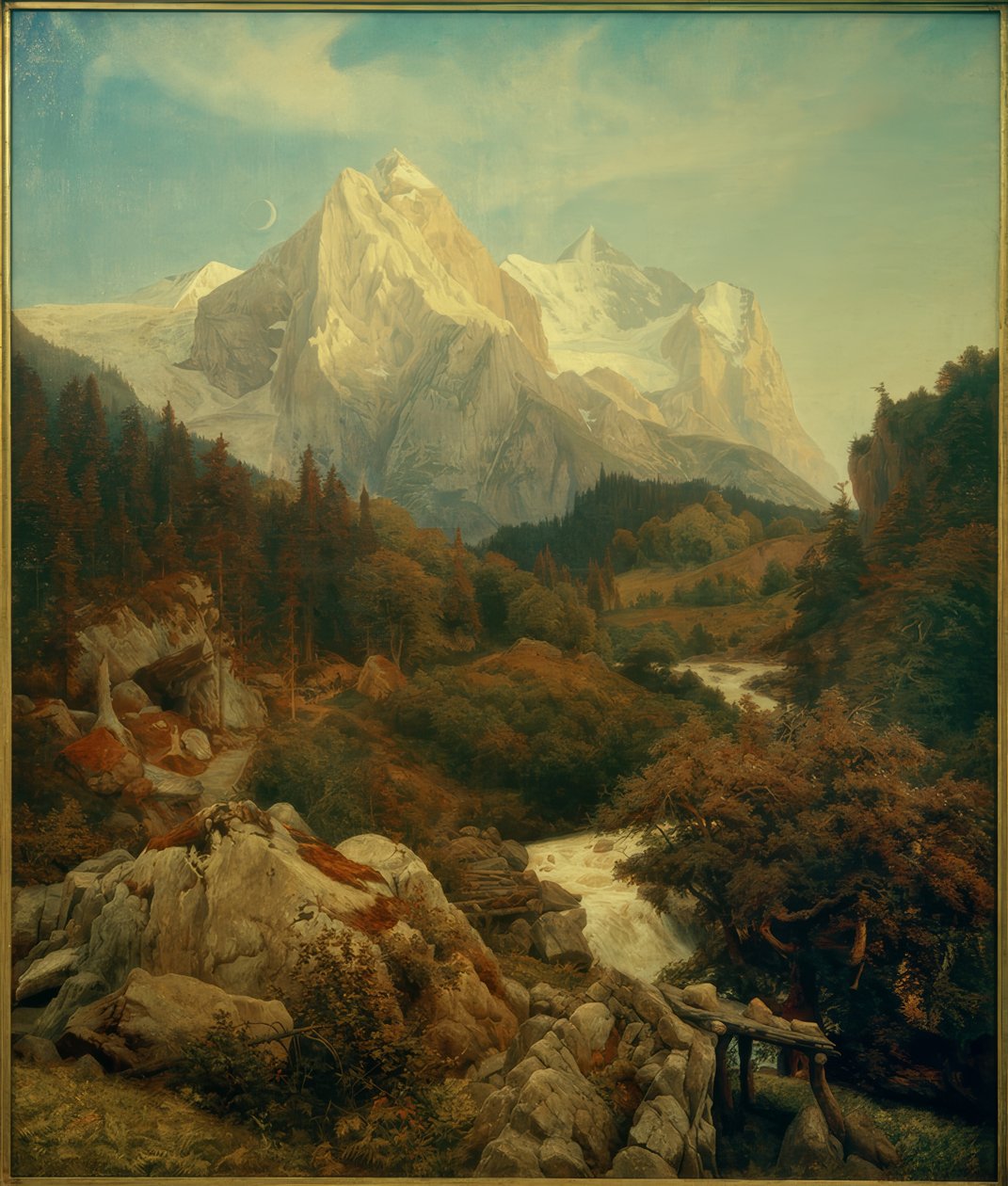 Johann Wilhelm Schirmer, Wetterhorn tekijältä Johann Wilhelm Schirmer