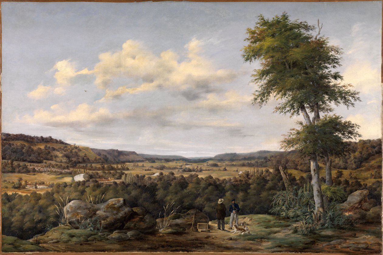 Maisema Belgiassa tekijältä Johann Wilhelm Schirmer