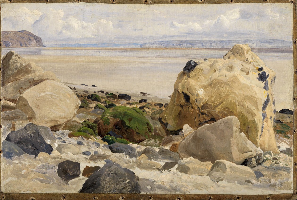 Kivikkoinen ranta tekijältä Johann Wilhelm Schirmer