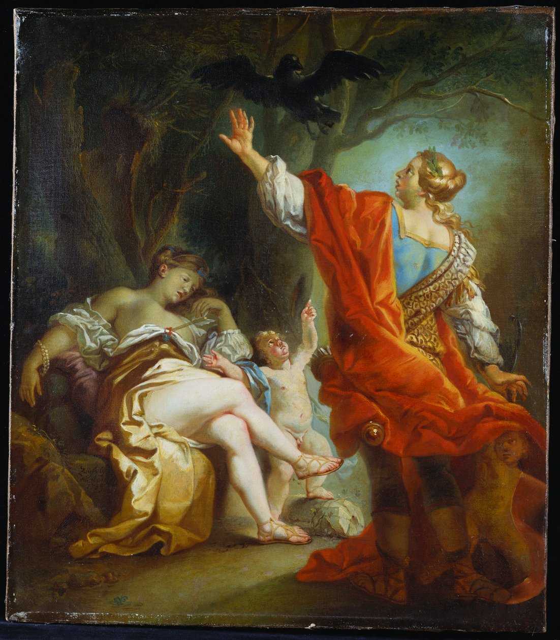 Apollo Slaying Coronis, 1759 tekijältä Johan Joseph Zoffany