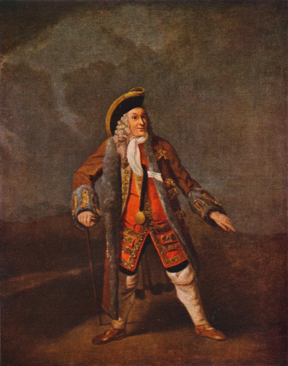 Garrick Lord Chalkstonena, 1740 1948 tekijältä Johan Joseph Zoffany