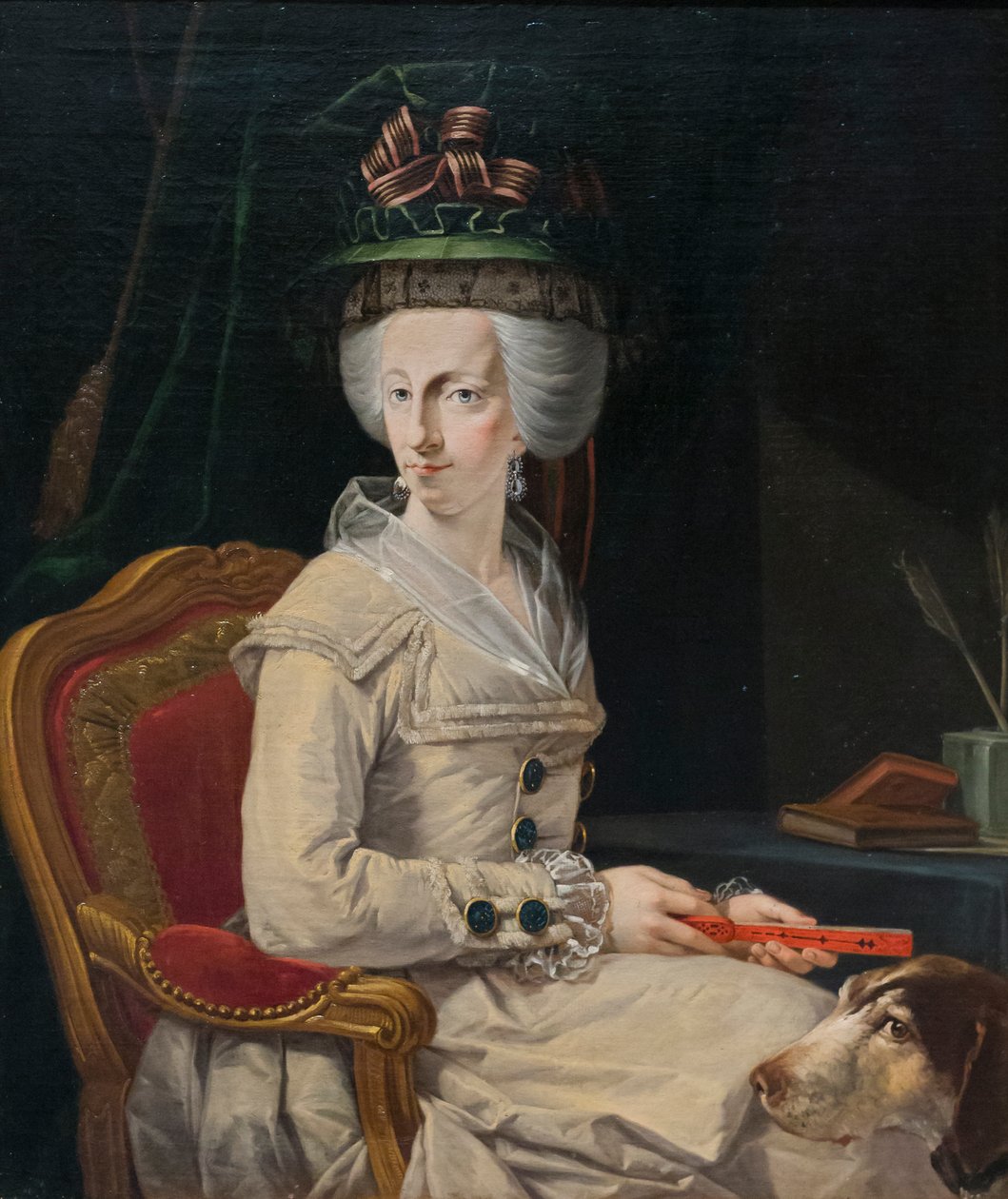 Maria Amalia Itävallan, noin 1778-79 (öljy kankaalle). tekijältä Johann Zoffany