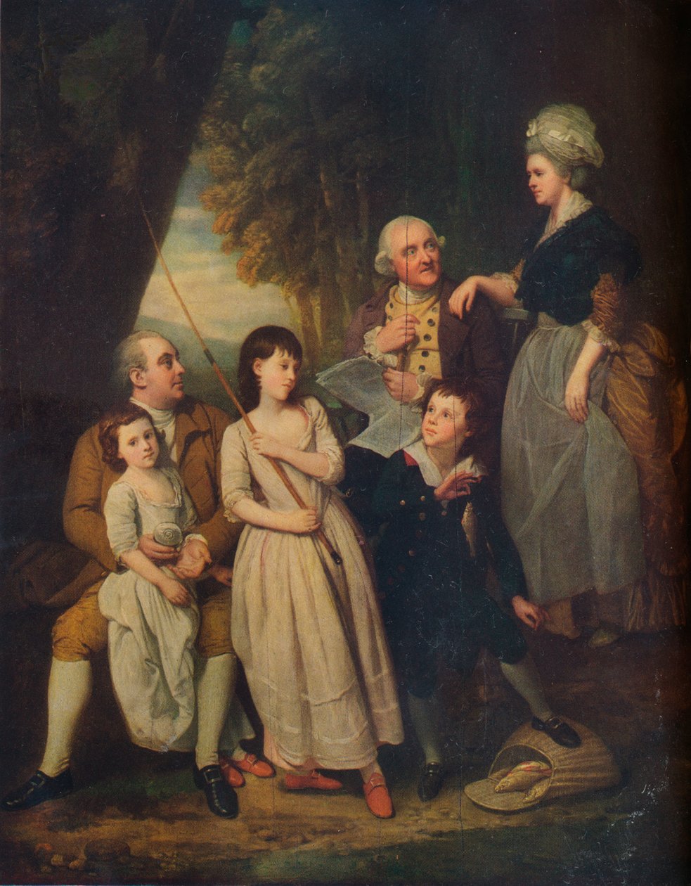 Mr. & Mrs. Burke of Carshalton, 1700-luku, 1917 tekijältä Johan Joseph Zoffany