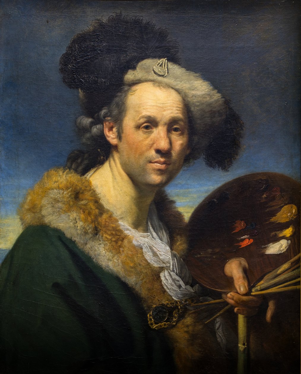 Omakuva paletin kanssa tekijältä Johann Zoffany