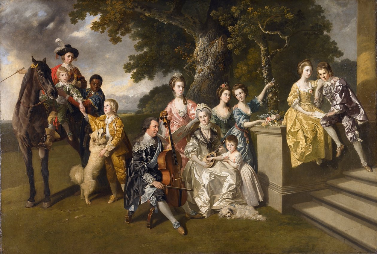 Sir William Youngin perhe tekijältä Johann Zoffany