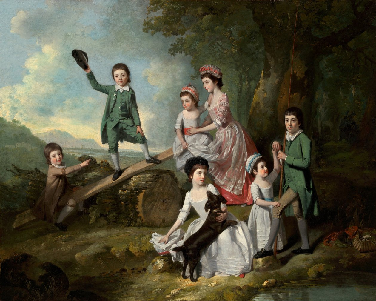 Lavien lapset tekijältä Johann Zoffany