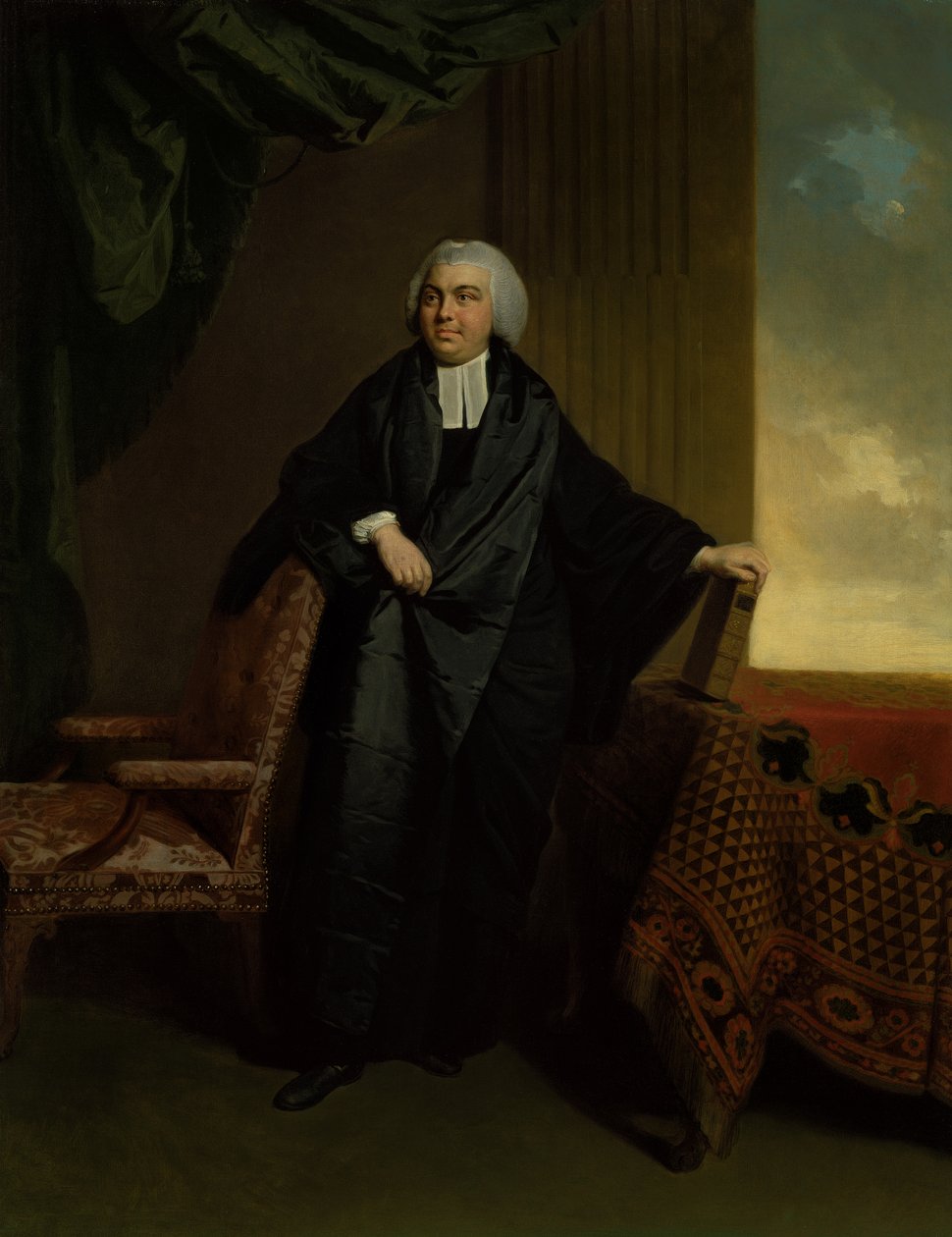 Reverend Philip Cocks (1736-97) (öljy kankaalle) tekijältä Johann Zoffany