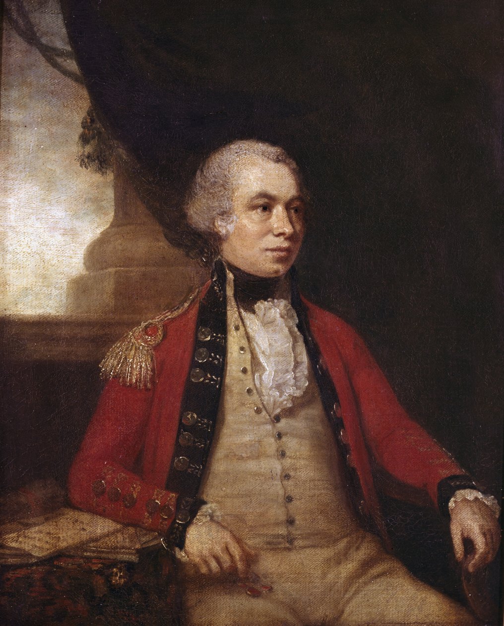 Tuntematon kenraaliluutnantti, noin 1770 tekijältä Johan Joseph Zoffany
