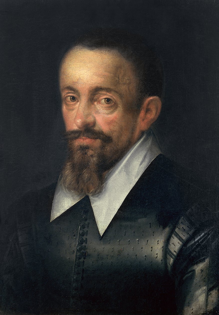Johannes Kepler (1571-1630), tähtitieteilijä, n. 1612 tekijältä Johann or Hans von Aachen