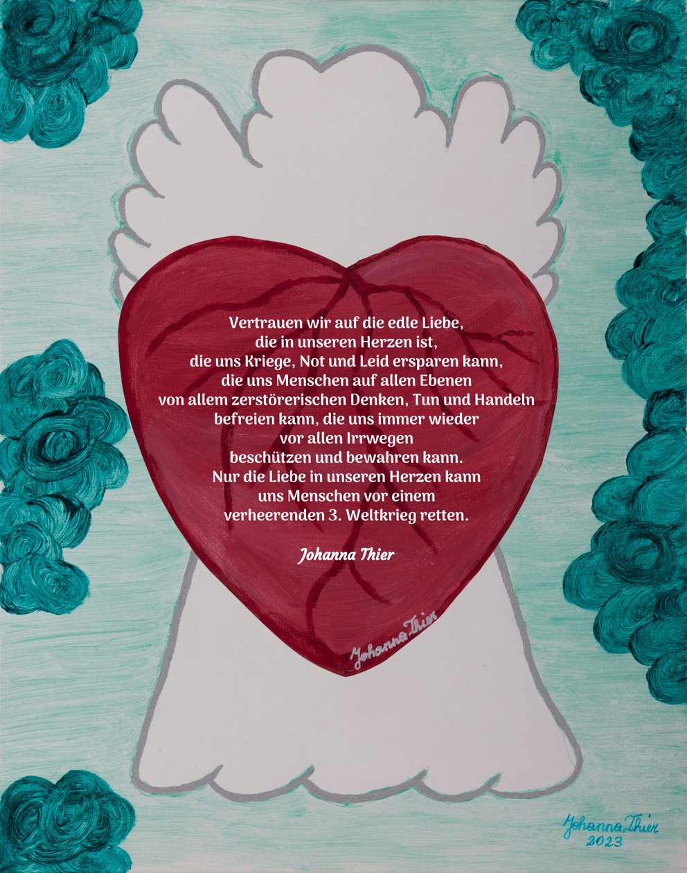 Rosental Peace Message for World Peace - versio 1 tekijältä Johanna Thier