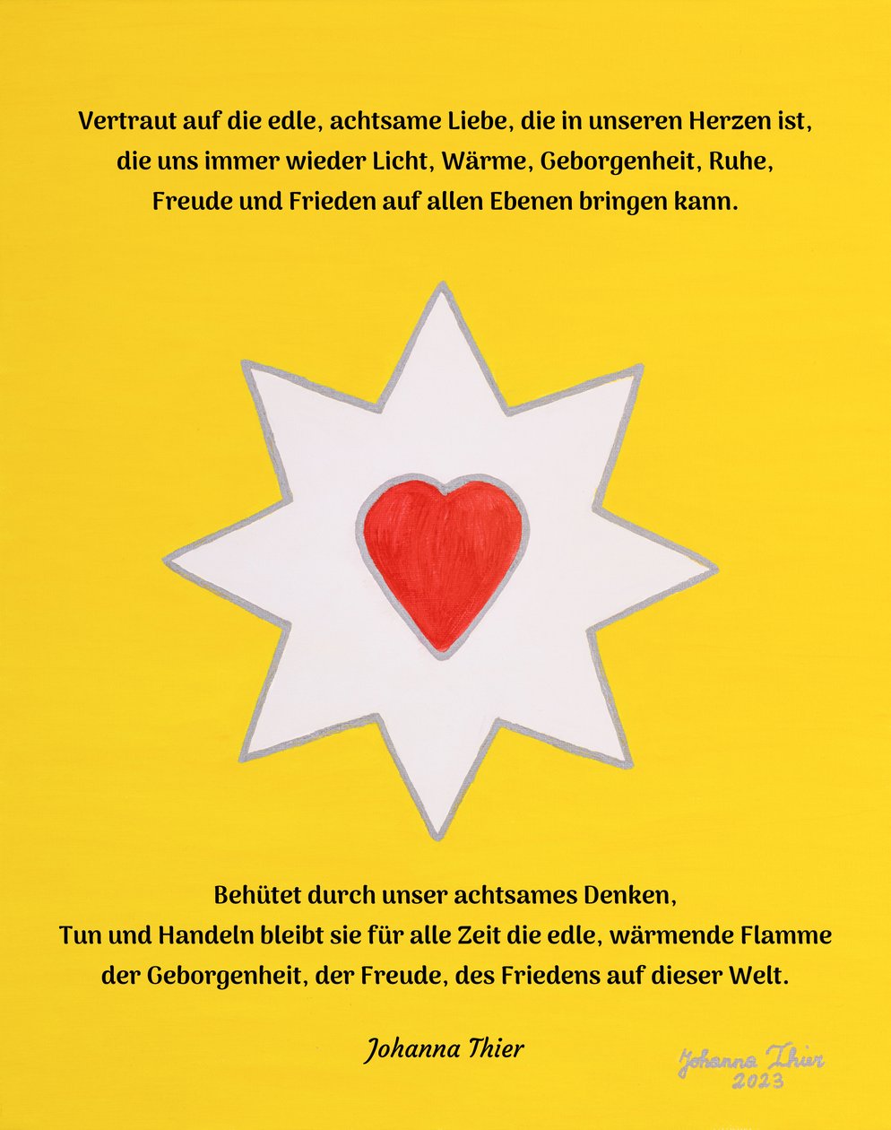 Rakkauden jalo liekki tekijältä Johanna Thier