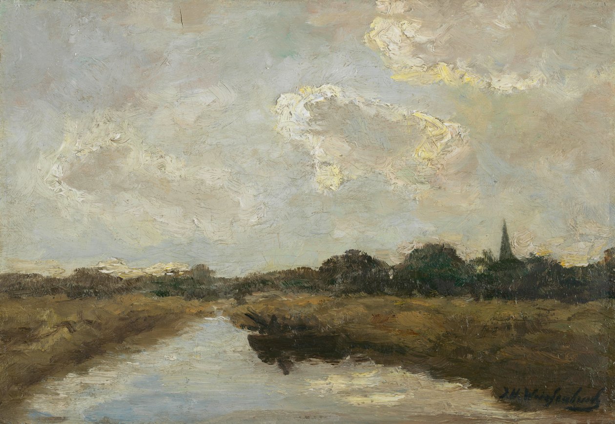 Maisema tekijältä Johannes Hendrik Weissenbruch