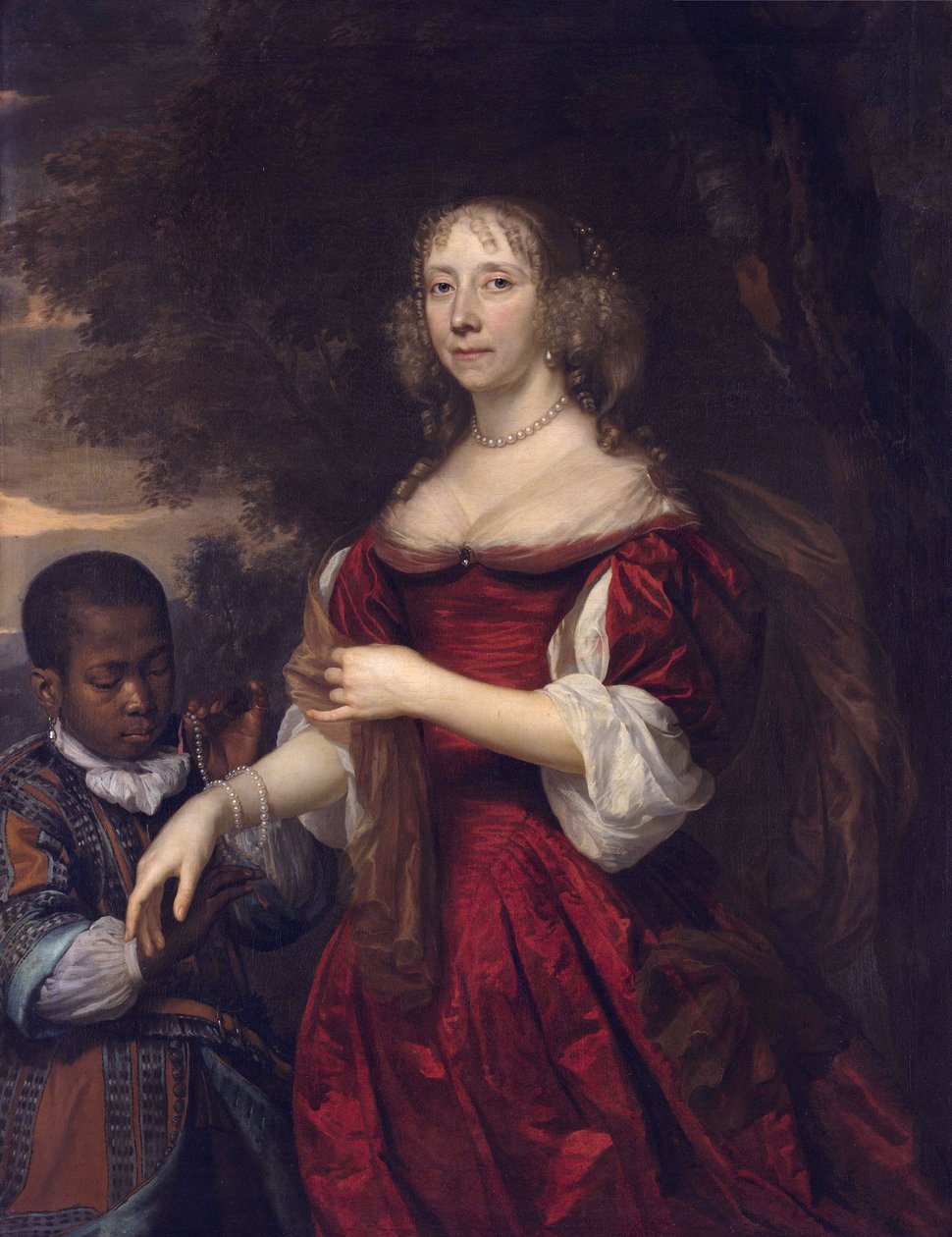 Muotokuva Margaretha van Raephorstista (1625-1690) tekijältä Johannes Mytens