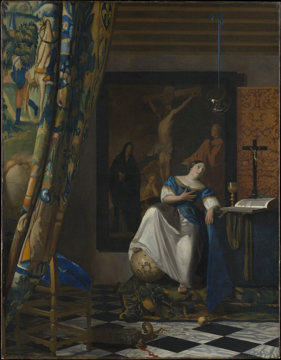 Katolisen uskon allegoria tekijältä Jan Vermeer van Delft