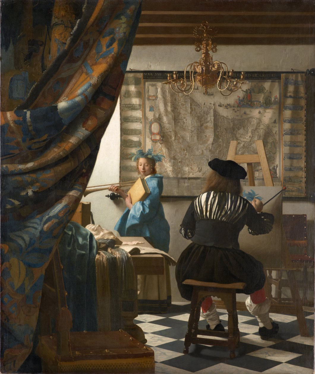 Maalaus taide tekijältä Jan Vermeer van Delft