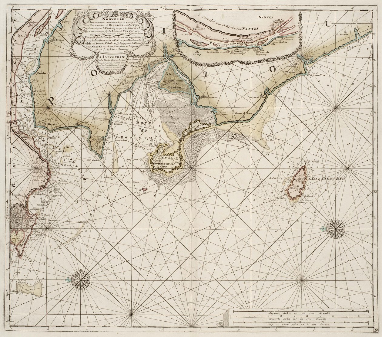 Mündung der Loire tekijältä Johannes van Keulen