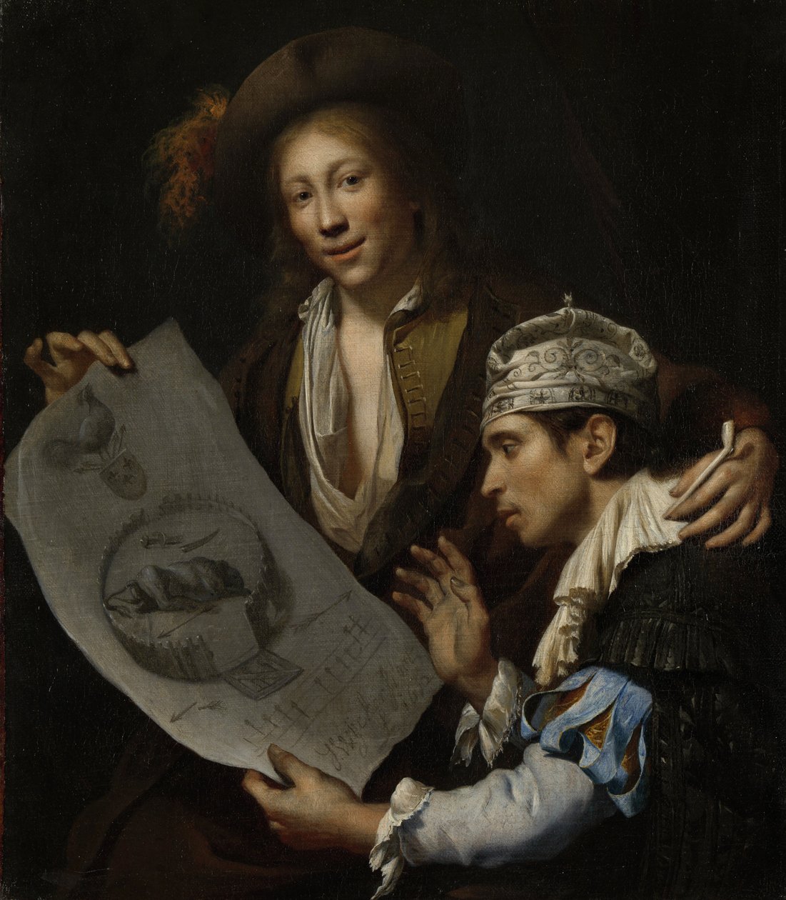 Alegoria Ranskan hyökkäyksestä 1672 tekijältä Johannes van Wijckersloot