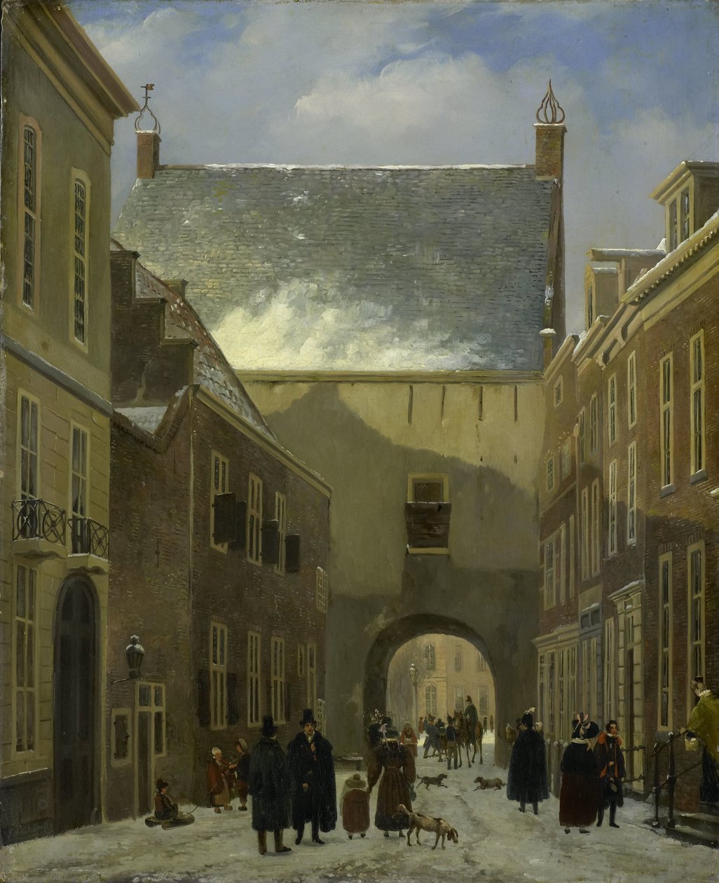 Vankilan portti, Haag tekijältä Johannes Adrianus van der Drift
