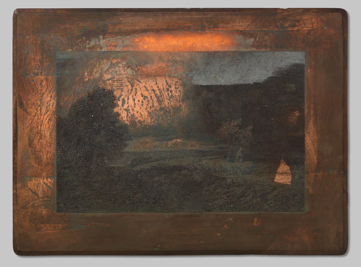 Maisema lammaslaumalla tekijältä Johannes Arnoldus Boland (signed by artist)