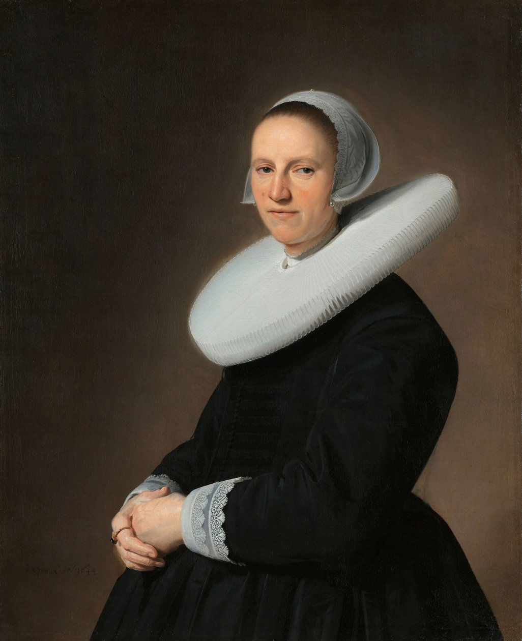 Adriana Croesin muotokuva tekijältä Johannes Cornelisz. Verspronck