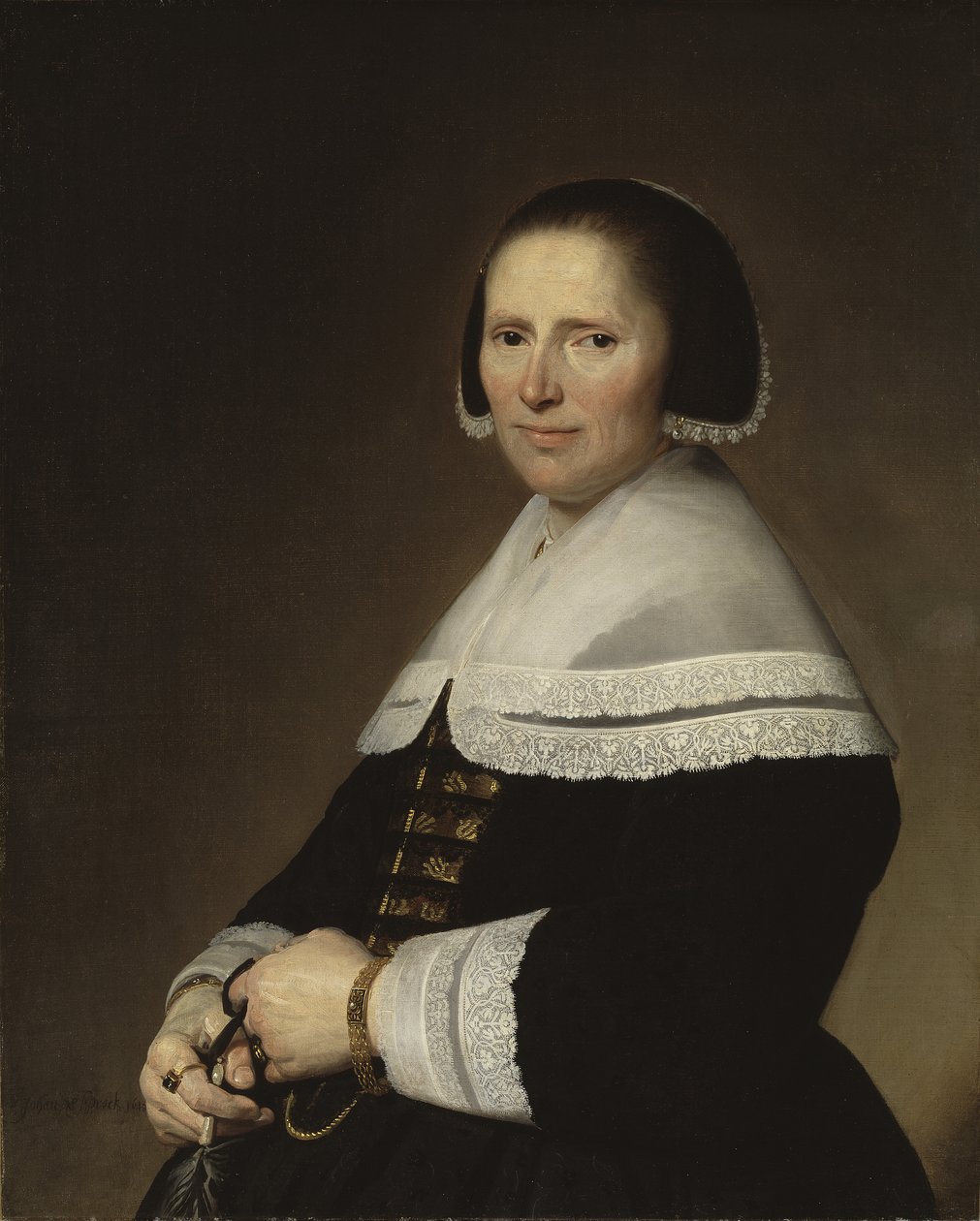 Naisen muotokuva, 1648 tekijältä Johannes Cornelisz. Verspronck