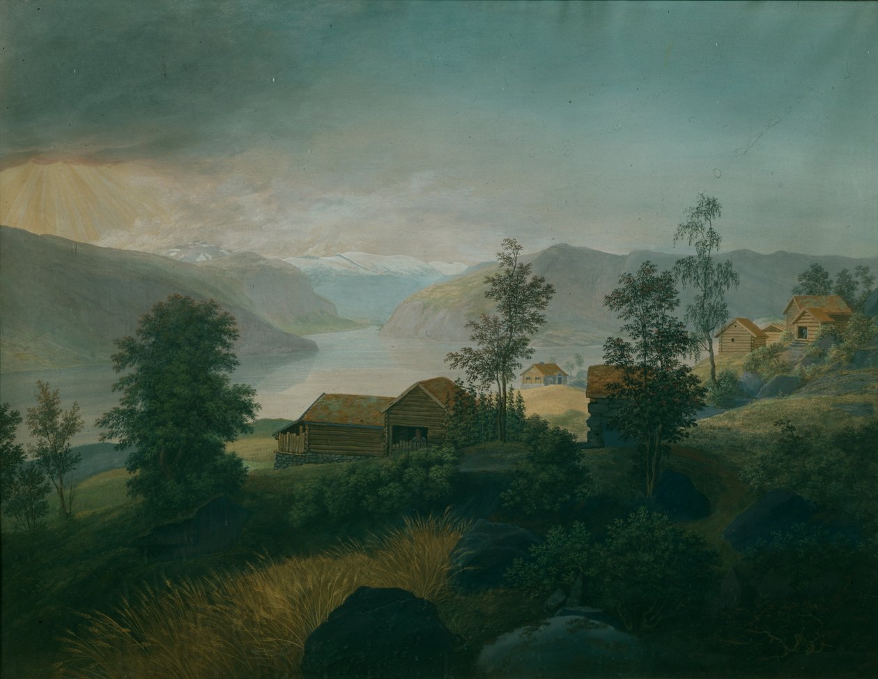 Gudbrandsdalenista (öljy kankaalle) tekijältä Johannes Flintoe