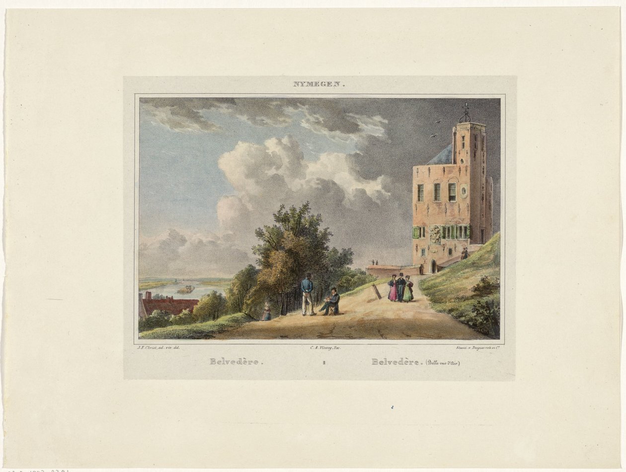 Näkymä Belvédèrelle Nijmegenissä Belvedere lll Belvedere (Belle vue d