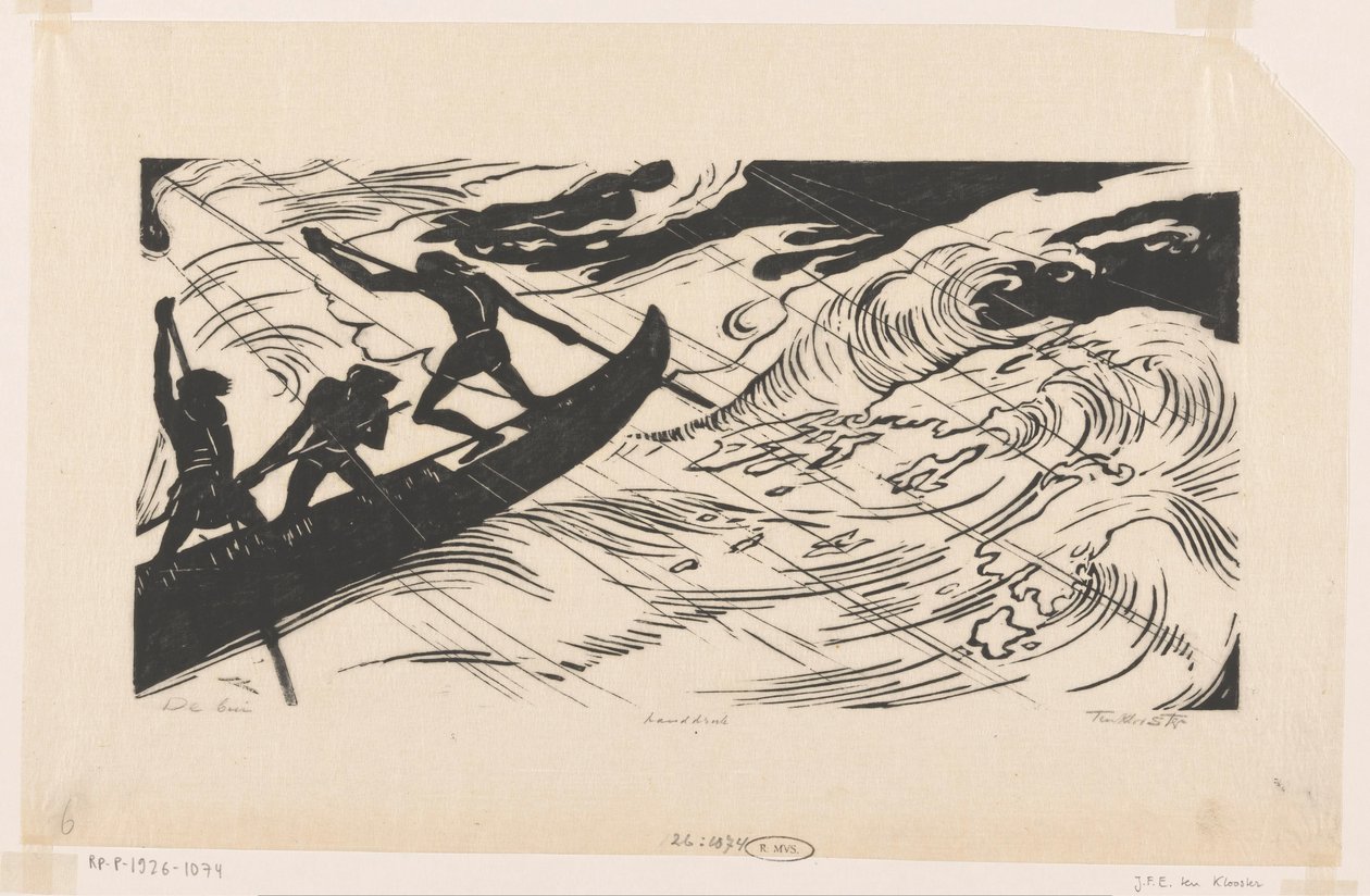 De bui (alkuperäinen nimi objektissa) tekijältä Johannes Frederik Engelbert ten Klooster (signed by artist)