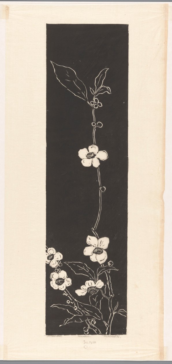Tea Blossom (alkuperäinen nimi esineessä) tekijältä Johannes Frederik Engelbert ten Klooster (signed by artist)