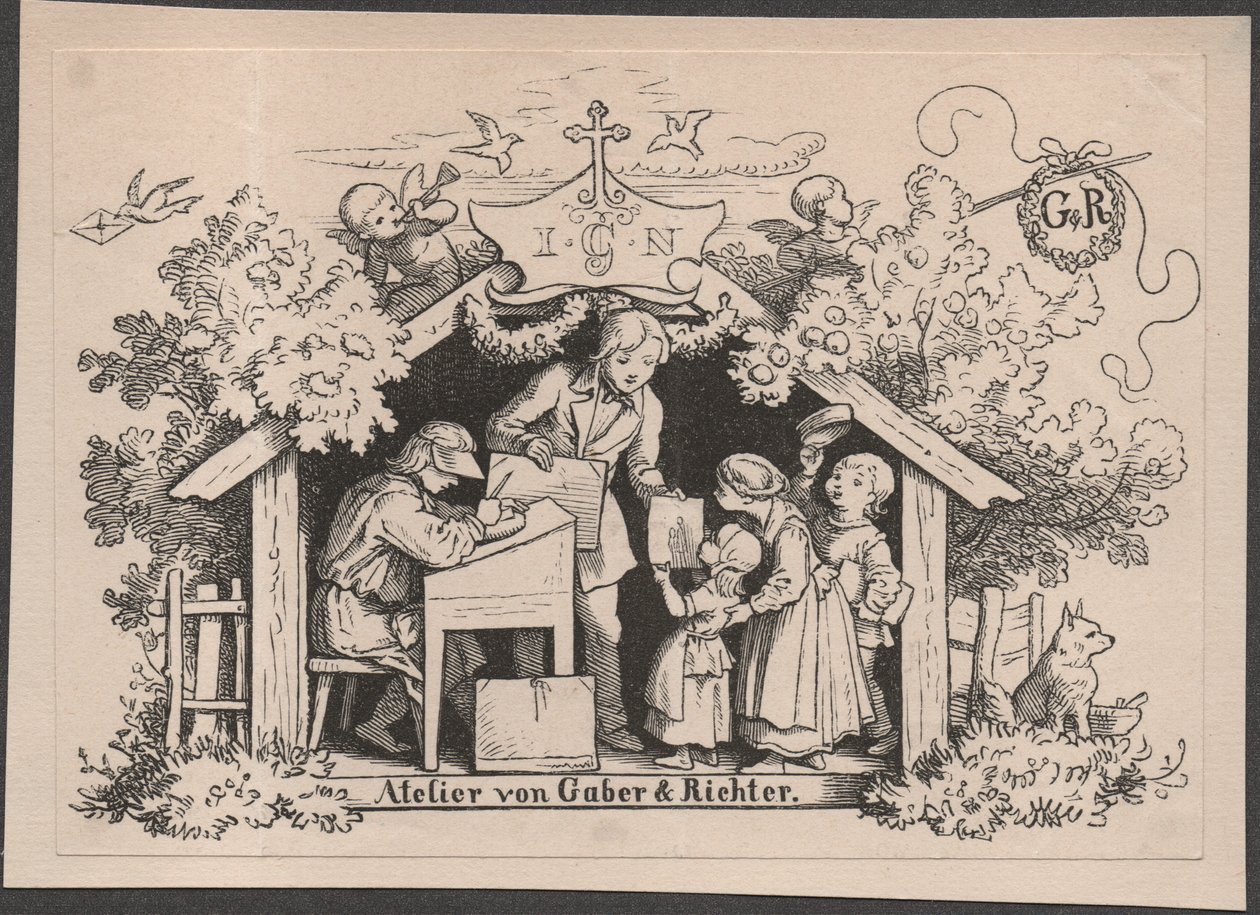 Studio by Gaber  Richter tekijältä Johannes Heinrich & Gaber August (1823 1894) Richter