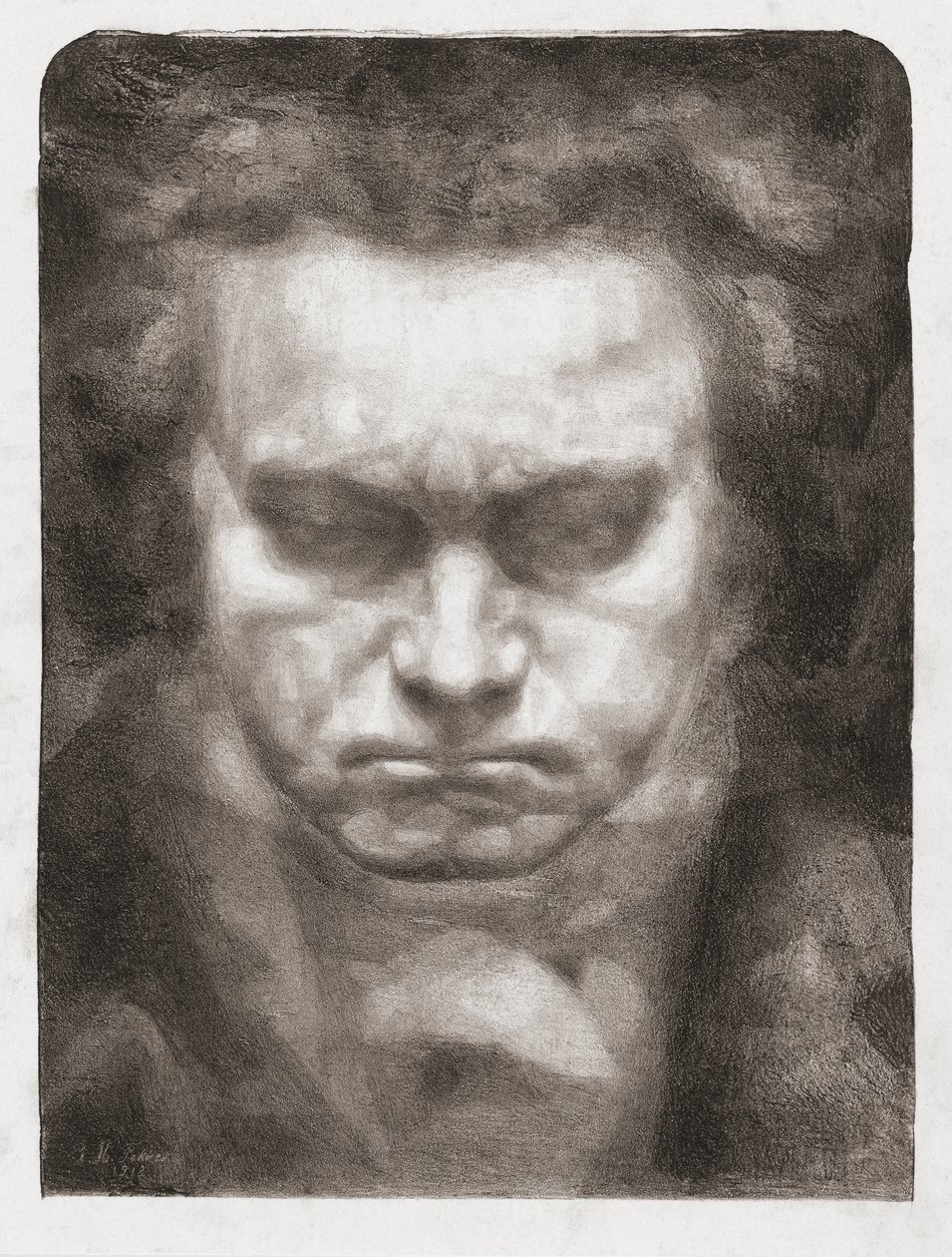 Ludwig van Beethoven, muotokuva tekijältä Johannes Hendricus Fekkes
