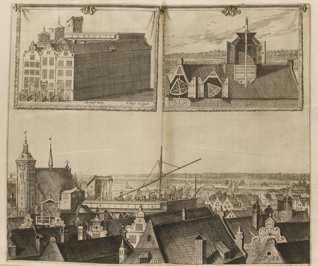 Taivaalliset laitteet, osa yksi, 1673 tekijältä Johannes Hevelius