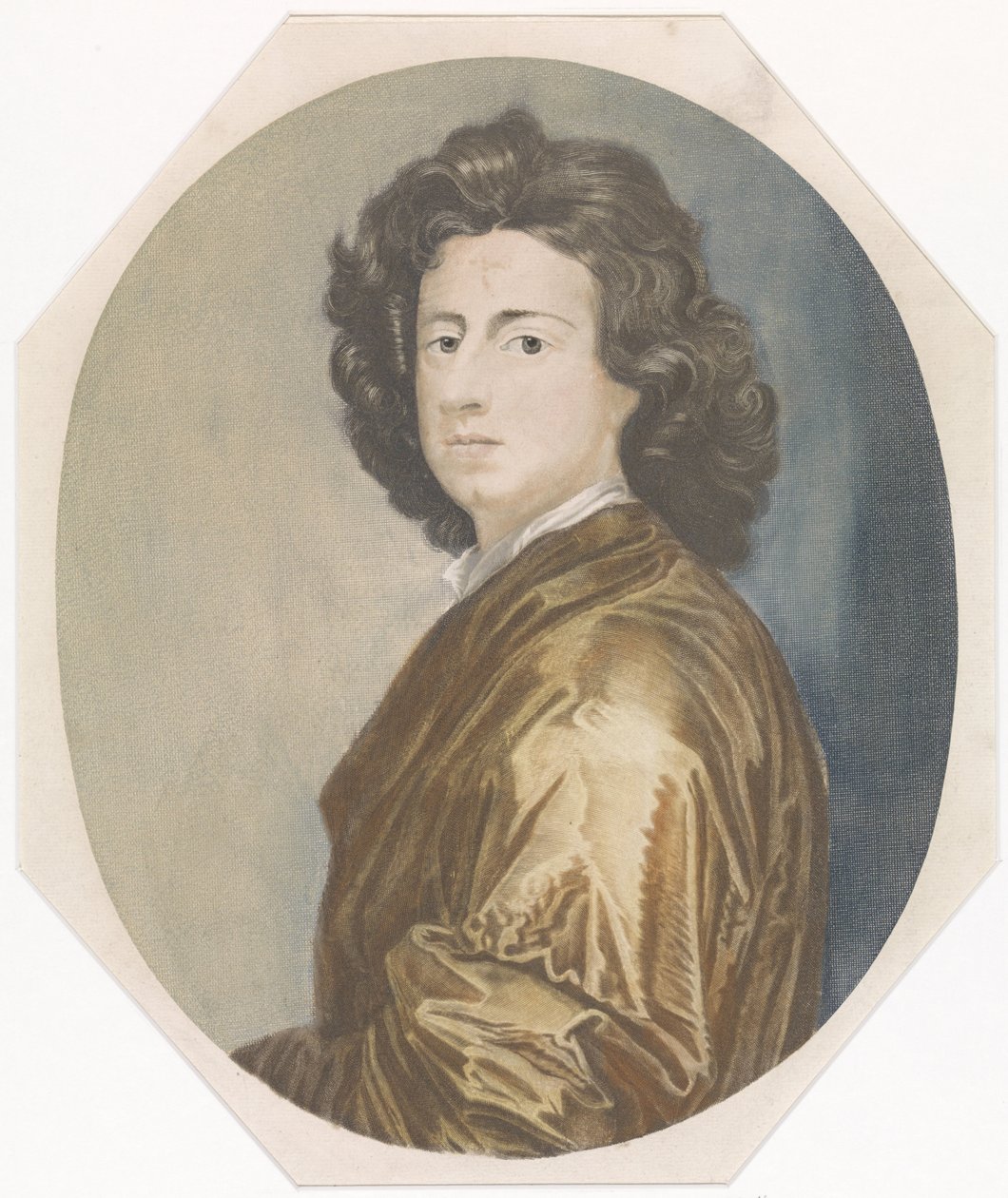 Taidemaalari Gottfried Knellerin muotokuva tekijältä Johannes Jacobsz van den Aveele (attributed to)
