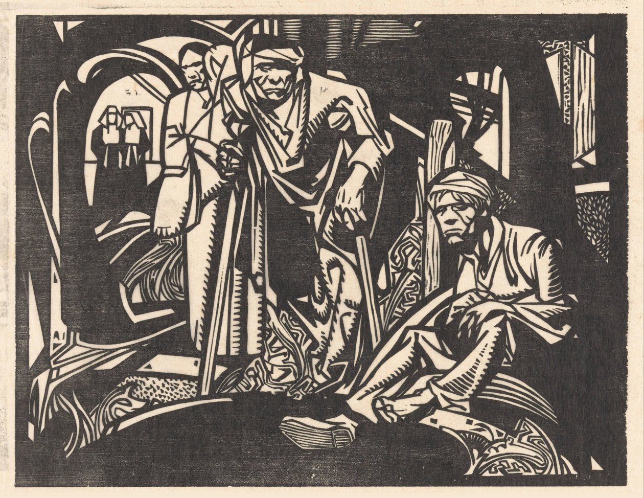 Haavoittunut kirkossa tekijältä Johannes Josephus Aarts (signed by artist)