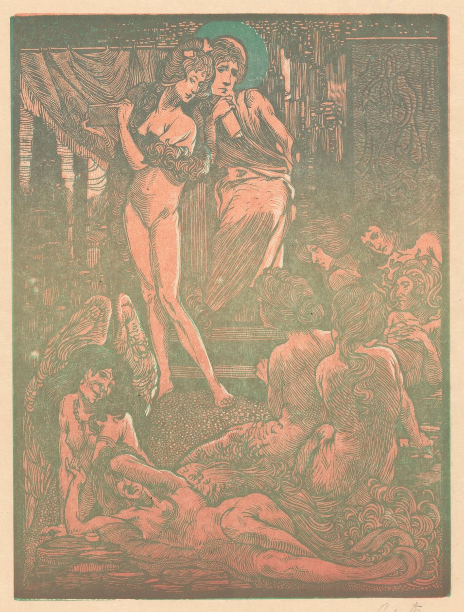 Yhdeksän upeaa naishahmoa tekijältä Johannes Josephus Aarts (signed by artist)