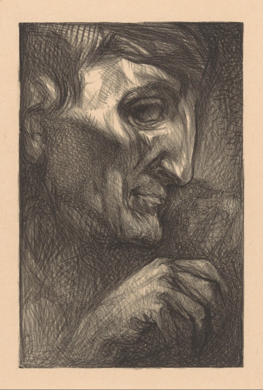 Miehen pää ja käsi tekijältä Johannes Josephus Aarts